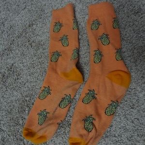 Pineapple Knee High Socks